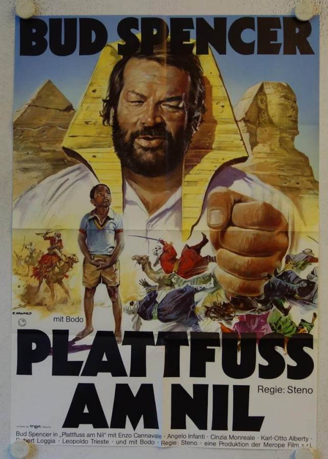 Flatfoot in Egypt original release german movie poster